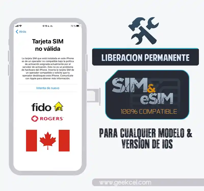 Libera iPhone por IMEI Rogers Fido Canada Libera iPhone por IMEI Rogers Fido Canada