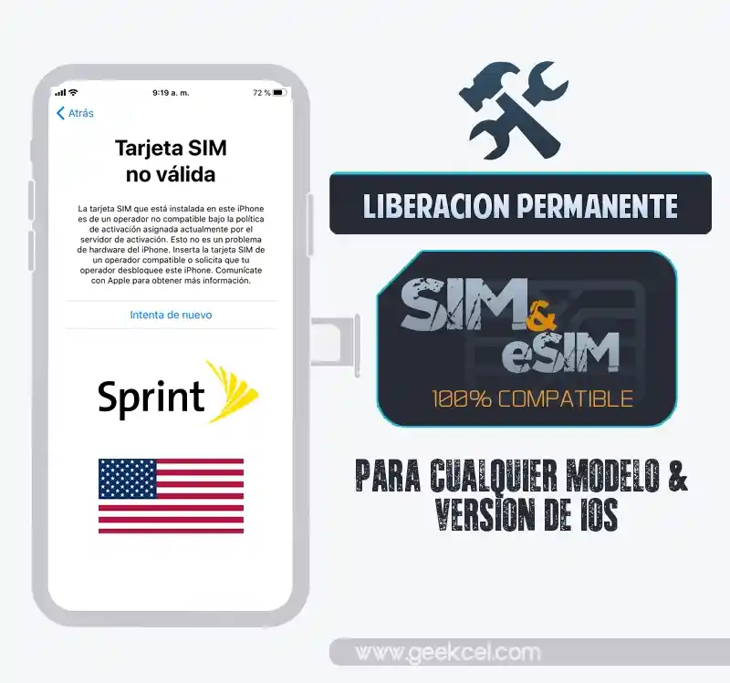 Libera iPhone por IMEI Sprint USA Libera iPhone por IMEI Sprint USA