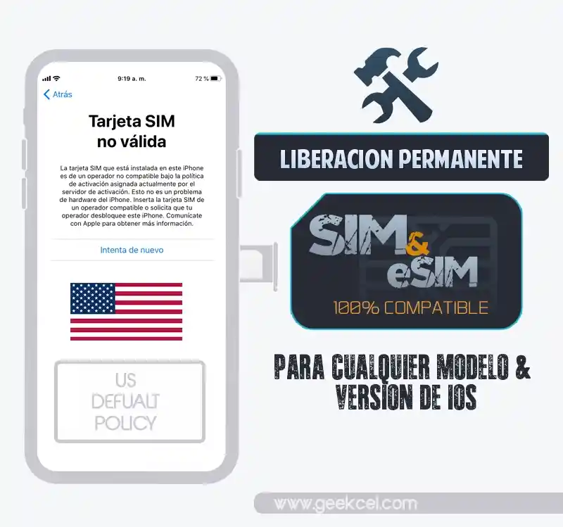 Libera iPhone por IMEI US Default Policy Libera iPhone por IMEI US Default Policy